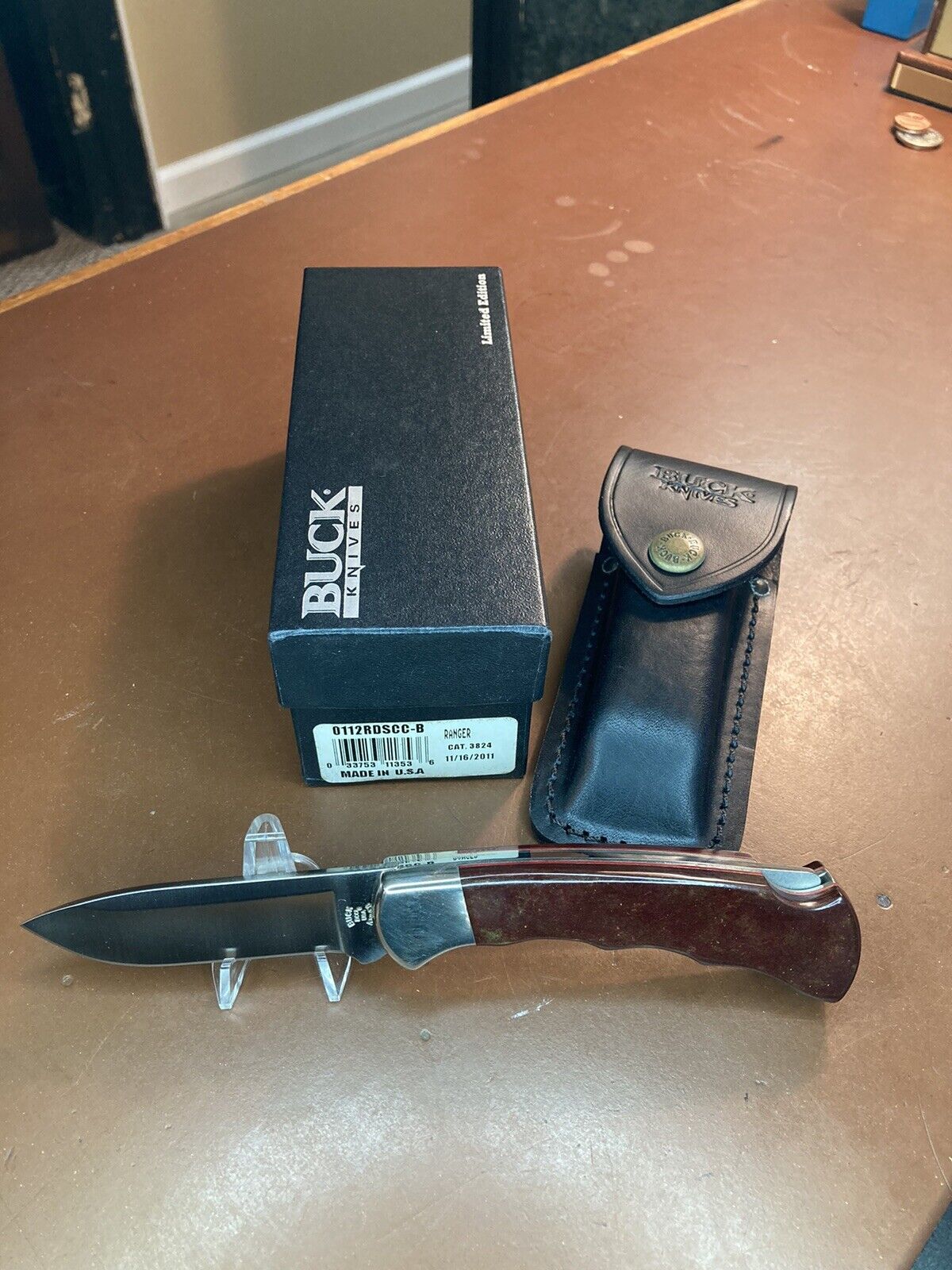 Buck Knife 112 Custom BCCI S30V BOS - 2011