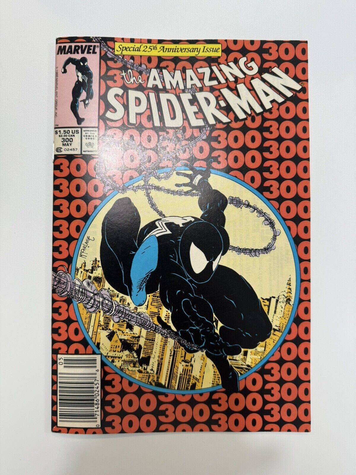 Amazing Spiderman #300 (1988) - SUPER RARE DOUBLE COVER  Key, Newsstand, beauty