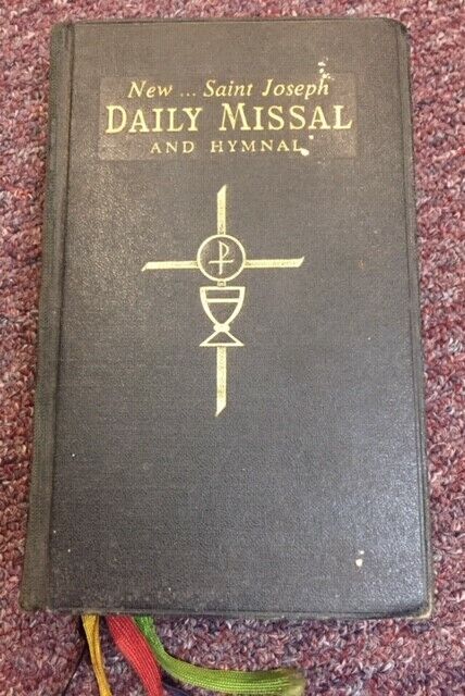 New Saint Joseph Daily Missal and Hymnal 1966  Religion Vintage ~ Christian