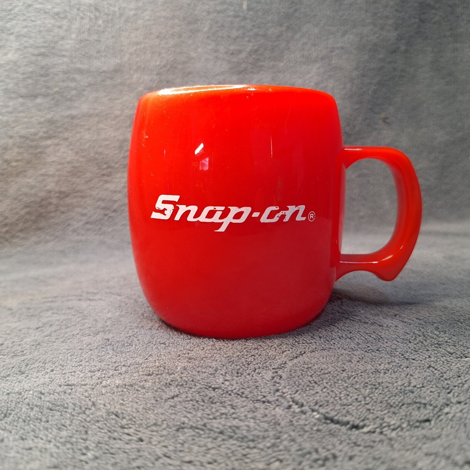 Vintage Snap On Tools Red Coffee Mug Cup 12 oz Plastic