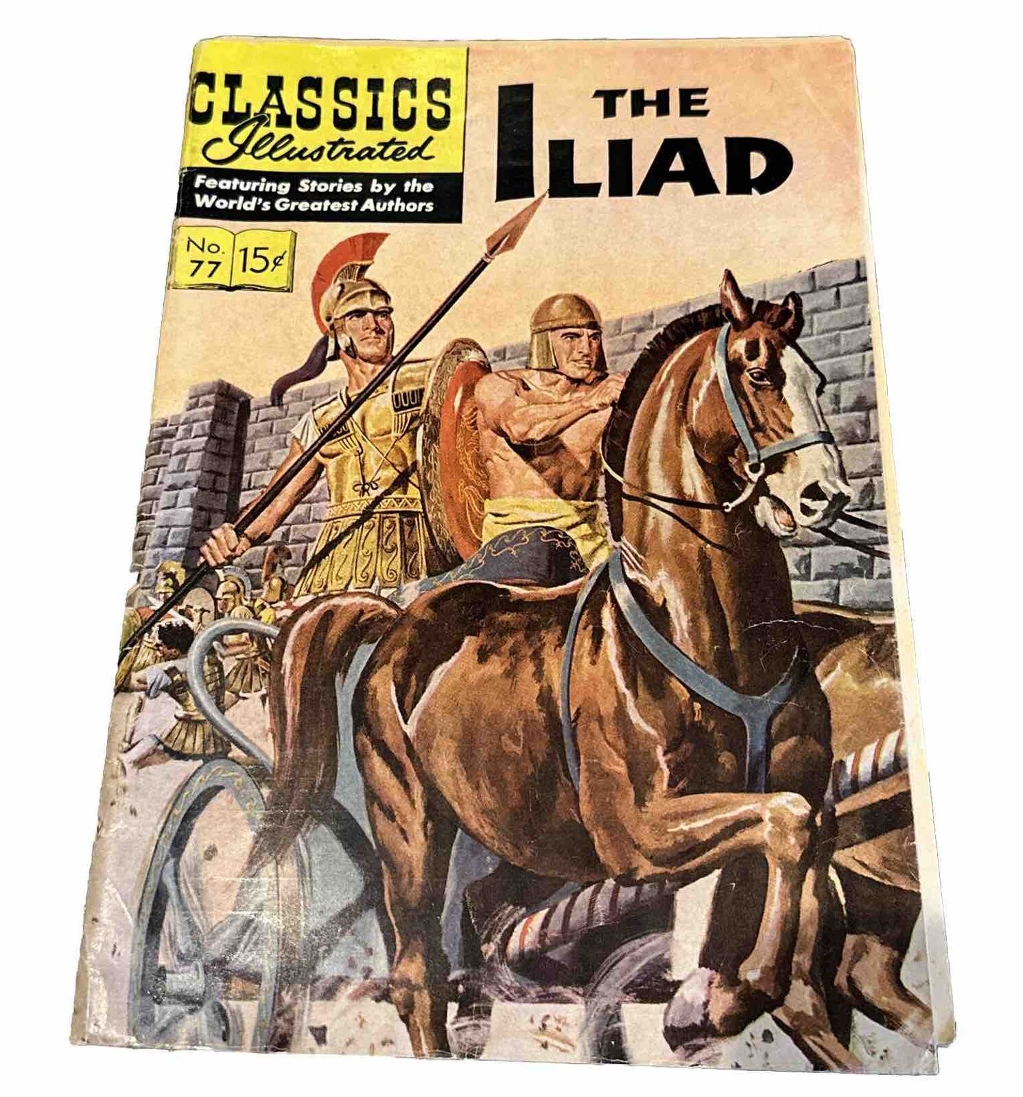 Classic Illustrated The Iliad #77 Jake Lake Prod 1963 Comic Book
