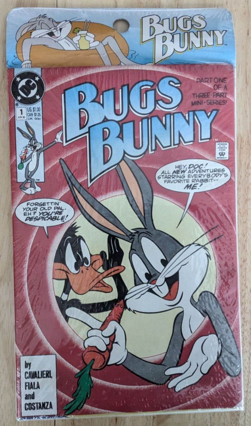 Bugs Bunny #1 #2 # 3 Complete DC Comics Set 1990 - Factory Sealed Original 3 Pac