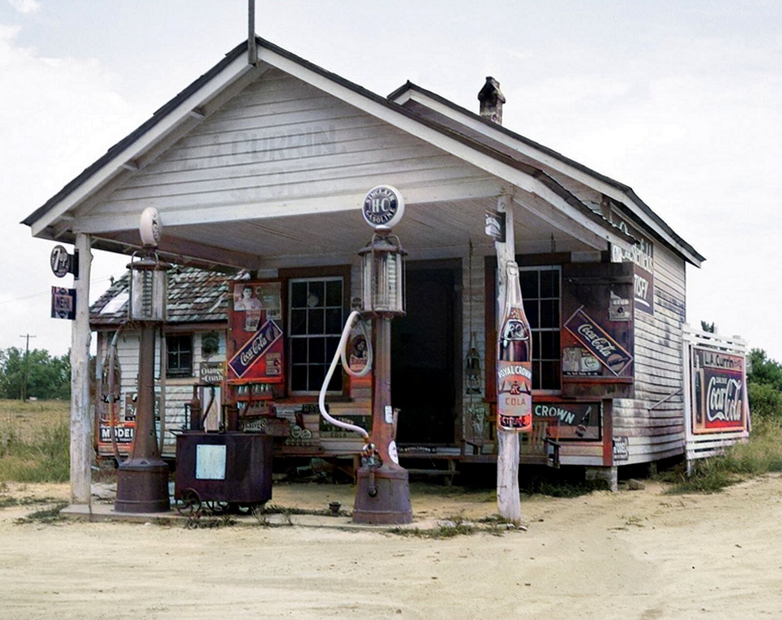 1939 SINCLAIR Gas Station PHOTO North Carolina (202-V)