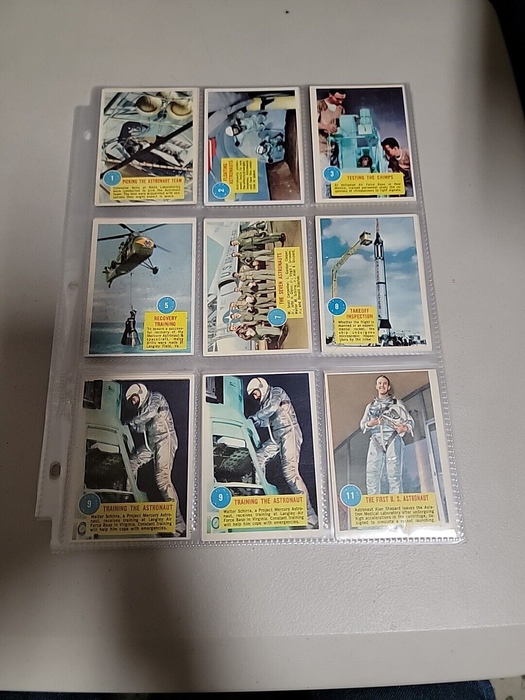 Vintage 1963 Topps  Space Astronaut Cards Lot Of 48 Cards John Glenn