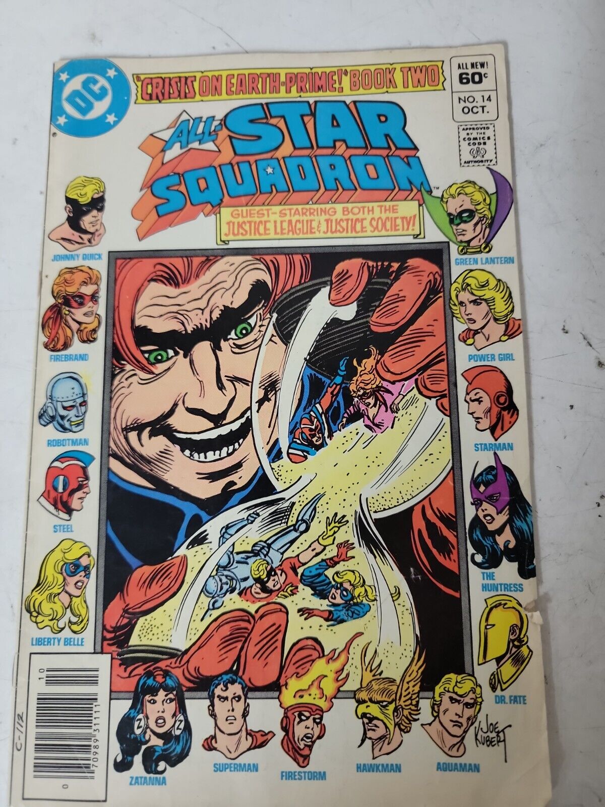 ALL- STAR SQUADRON  #14 DC COMICS 1982 NEWSSTAND 
