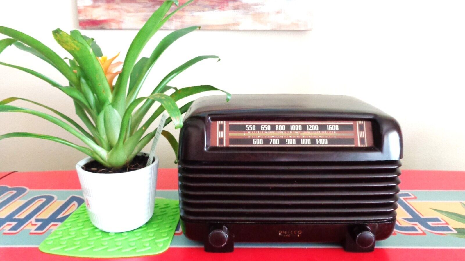 Antique 1946 Philco Bakelite Radio, Restored