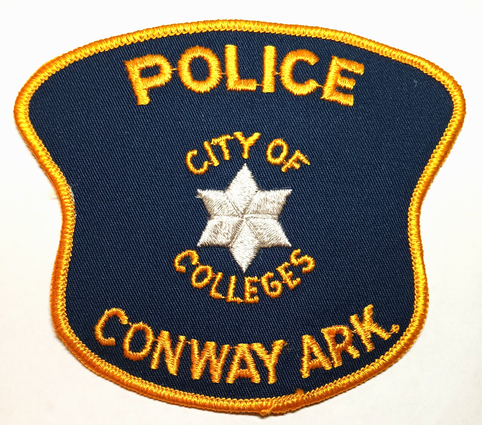 Conway Arkansas Police Patch -  FREE US SHIPPING 