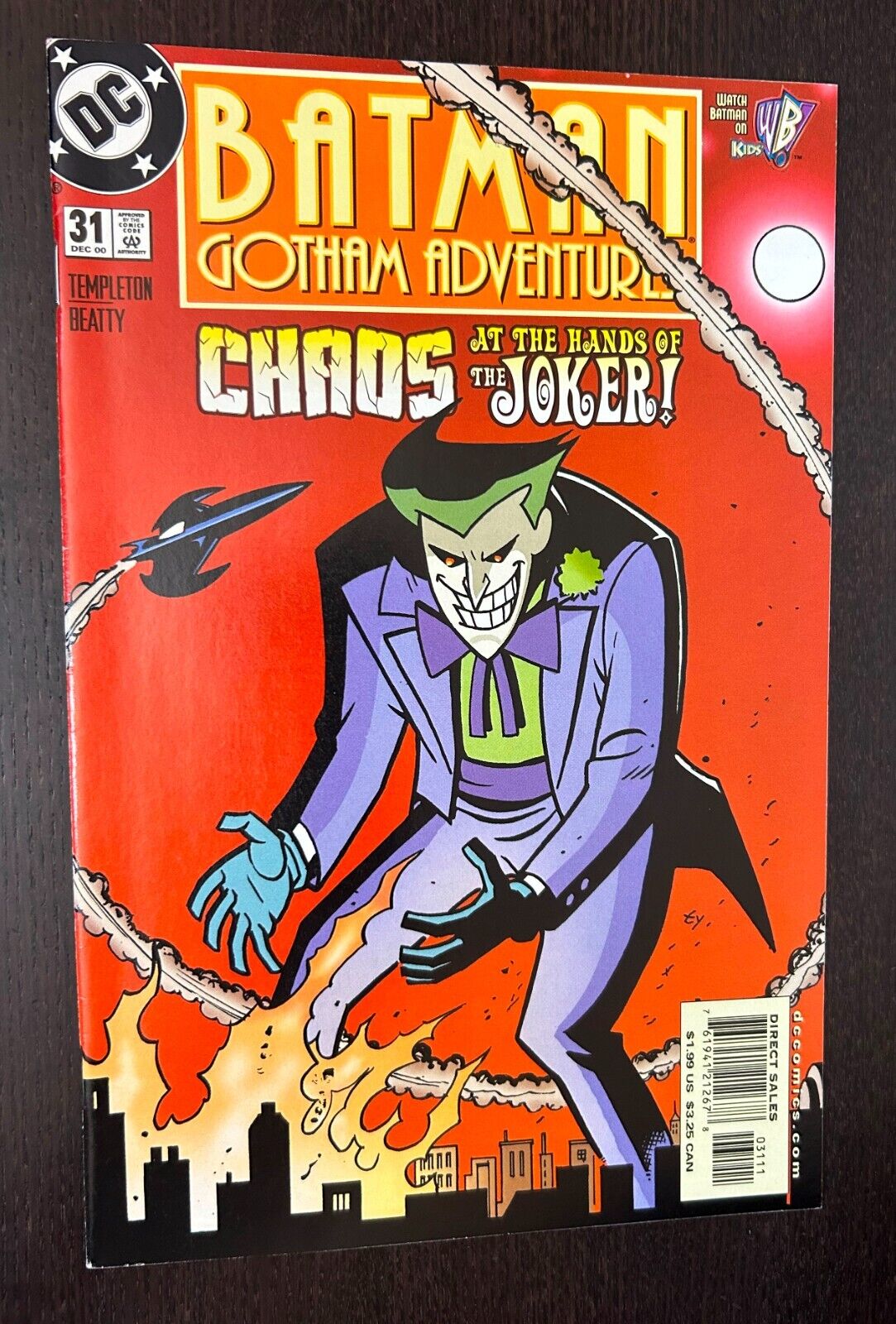 BATMAN GOTHAM ADVENTURES #31 (DC Comics 2000) -- JOKER Cover -- NM-