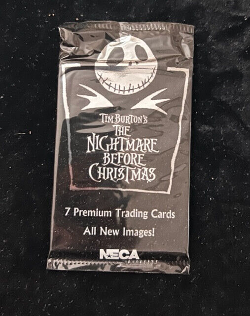 SEALED* (1) ONE NECA TIM BURTON\'S NIGHTMARE BEFORE CHRISTMAS TRADING CARDS PACK