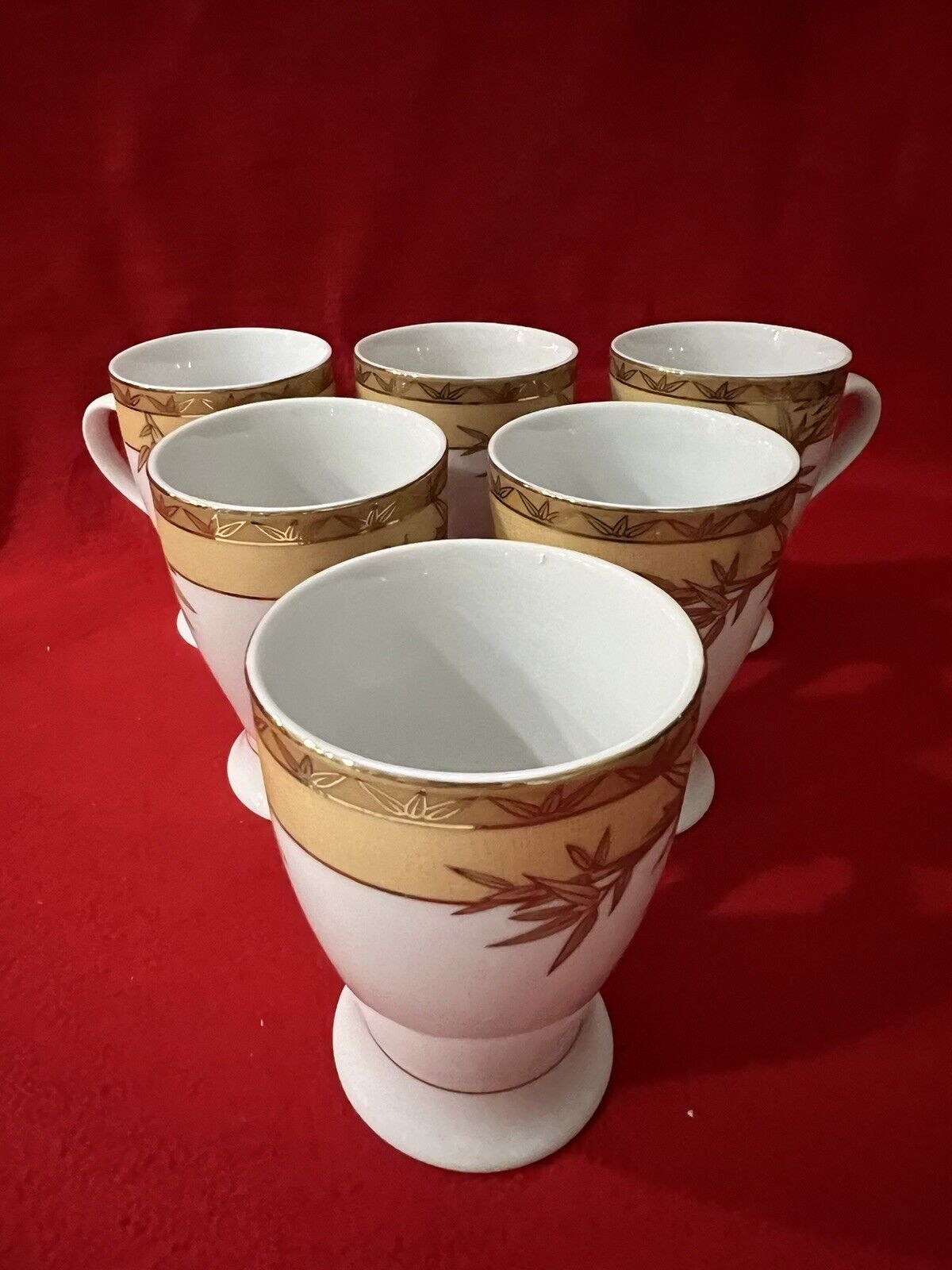 6-pc Vintage Casati Coffee/tea Mugs Set, Made In Germany, A1744