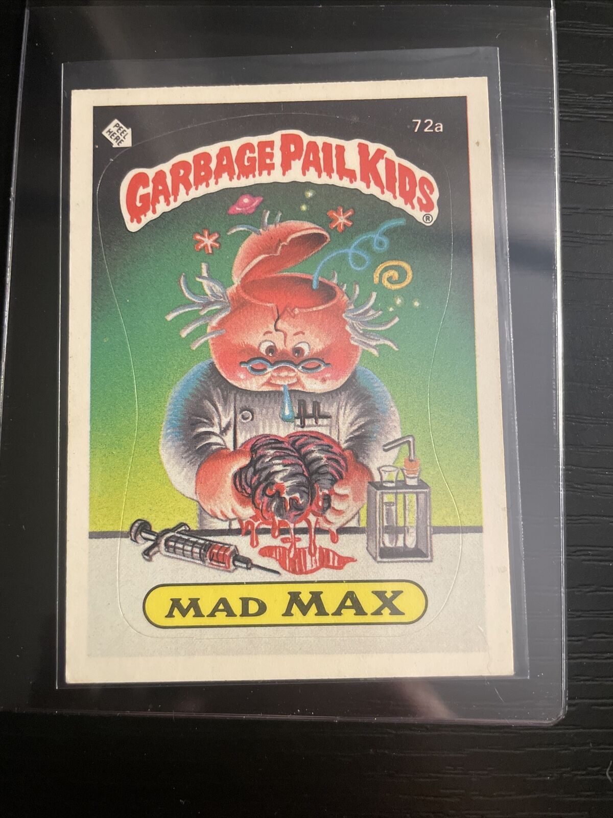 1985 Topps Garbage Pail Kids Card Series 2 OS2 GPK MATTE 72a Mad Max