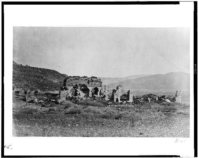 Photo:Ruins,East Gymnasium, Ephesus,1860\'s