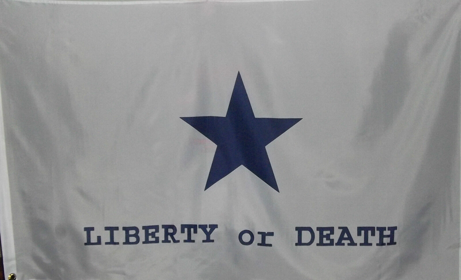 TEXAS GOLIAD BATTLE FLAG - LIBERTY OR DEATH - TX INDEPENDENCE HEROES - REPUBLIC