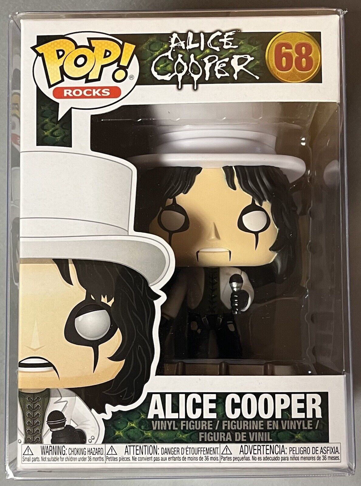 Funko Pop Alice Cooper #68 With Protector 