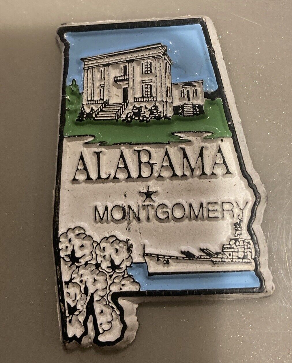 Alabama State Fridge Magnet