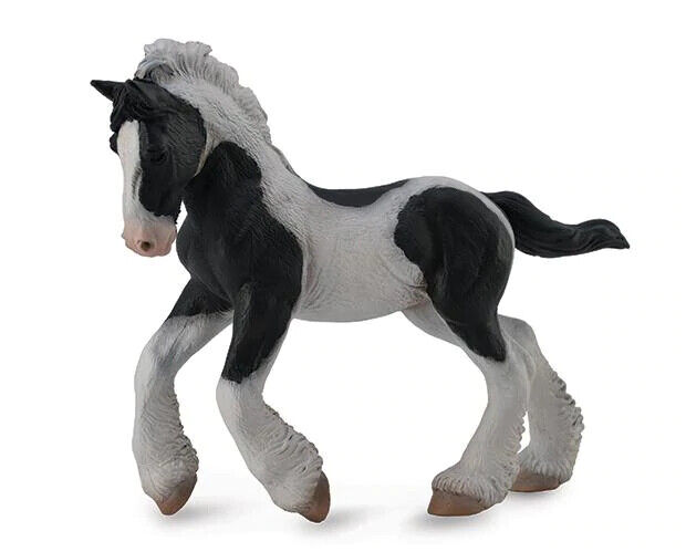 CollectA NIP * Gypsy Foal Pinto * #88770 Model Horse Breyer Gypsy Vanner Tinker