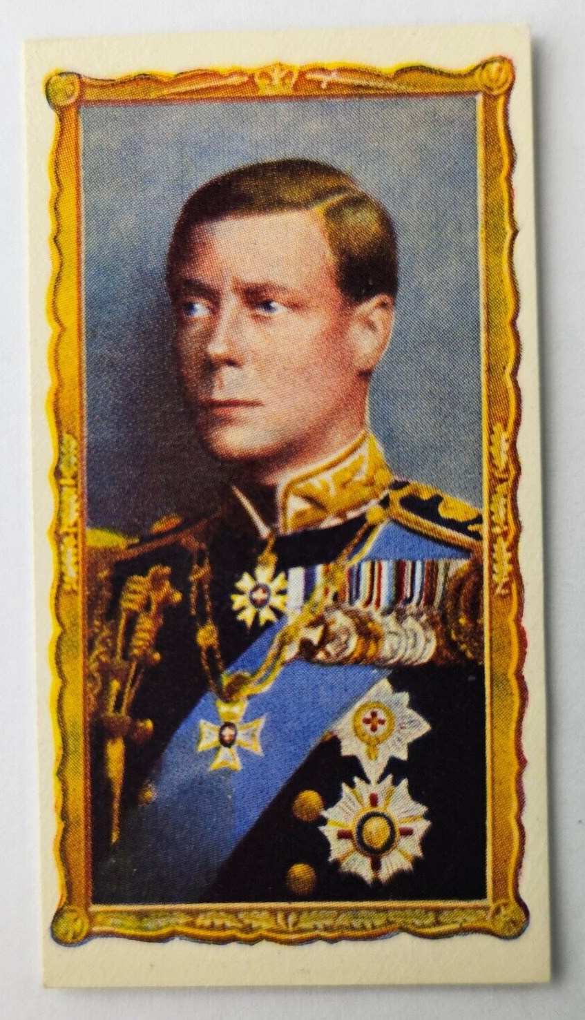 1937 Kensitas Coronation Tobacco Card #16 HRH Duke of Windsor