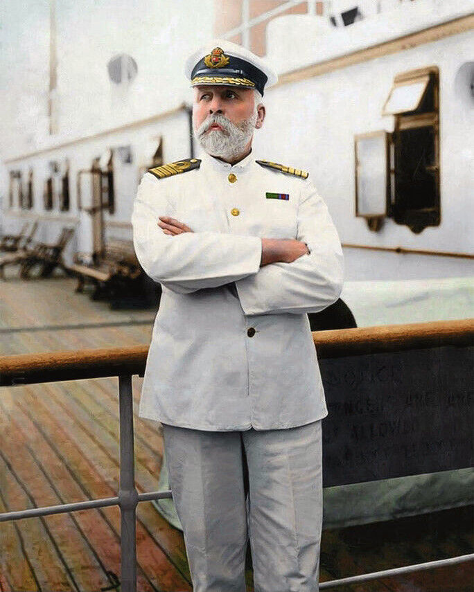 Captain Edward Smith RMS Titanic White Star Line 8X10 Photo Picture Image #6