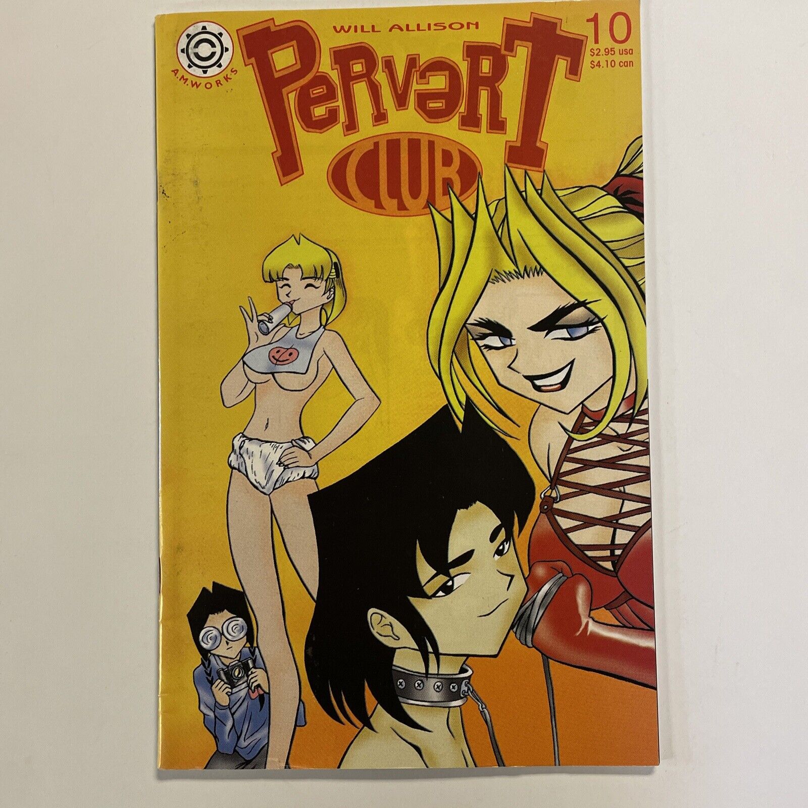 Pervert Club 10  AM Works  Will Allison  Key HTF  1997 Comic RISQUÉ Good girl