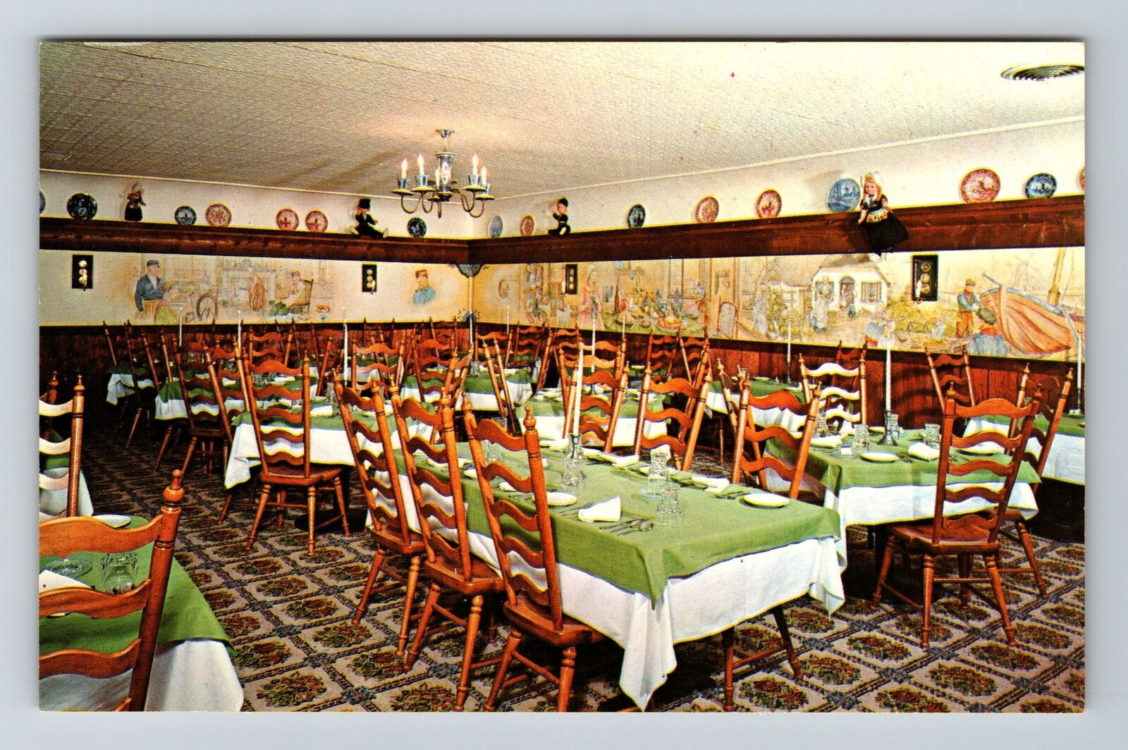 CO-Colorado, The Hungry Dutchman, Scenic Dining Area, Vintage Postcard
