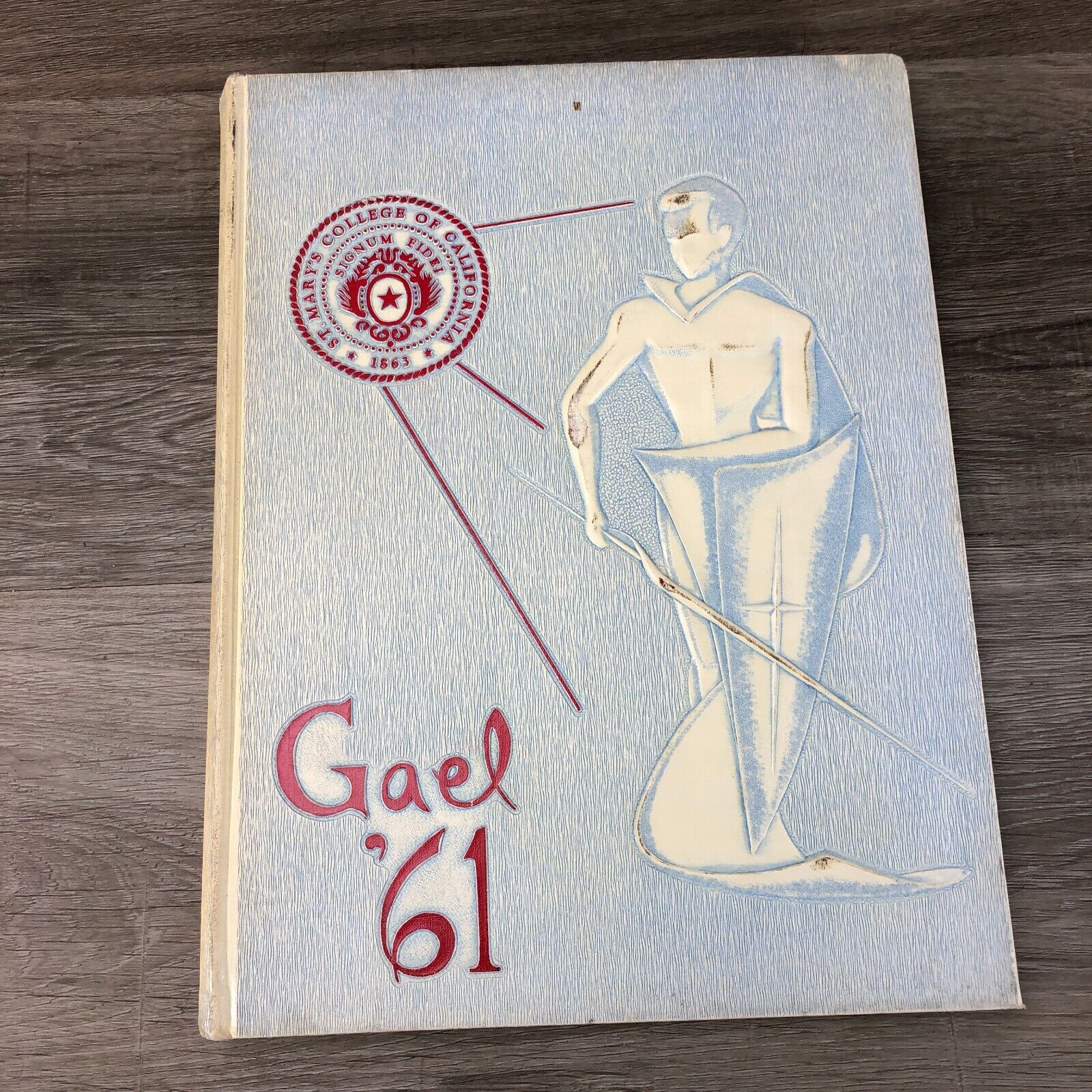 Vintage 1961 60's Gael Saint Mary's College Yearbook Antique