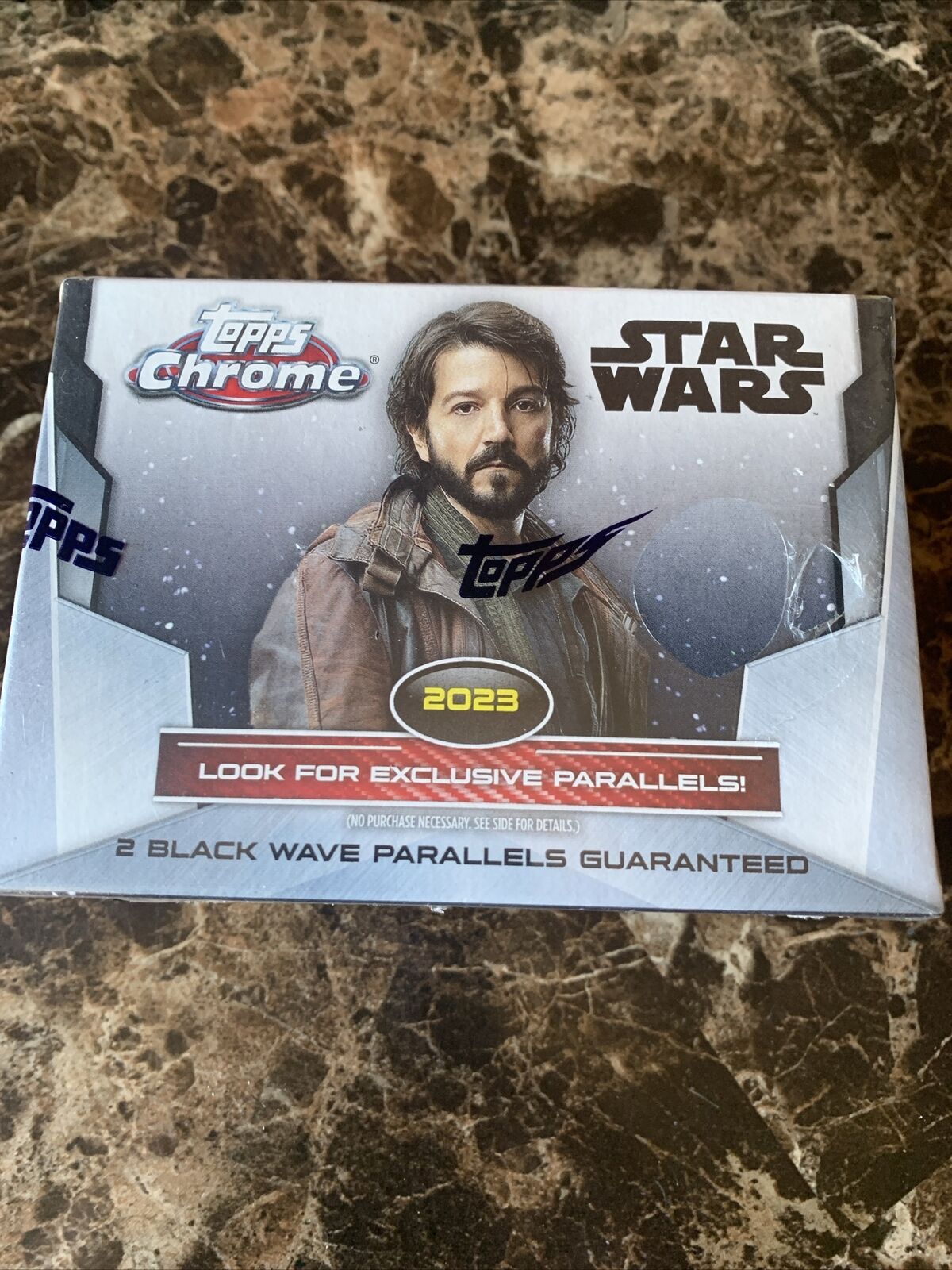 2023 Topps Chrome Star Wars Trading Cards Blaster Box Black Wave Parallels