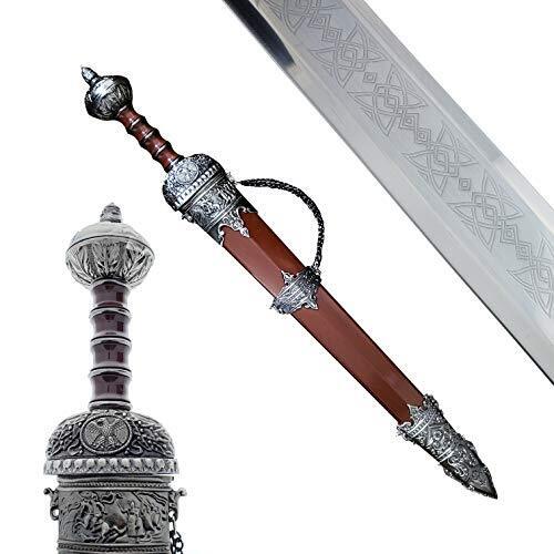 Knight\'s Collection Gladiator Roman Sword Julius Caesar Gladius, for Home Decora