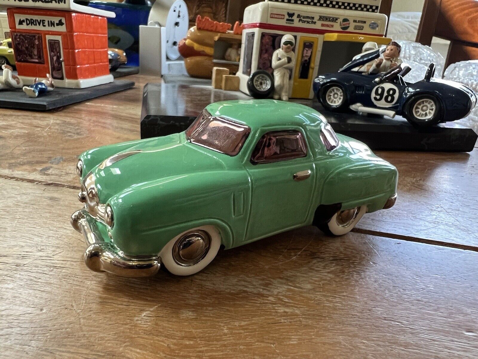 Scott Schleh Ceramic 1940's 1950's Hudson or Studebaker Champion Art Car MINT