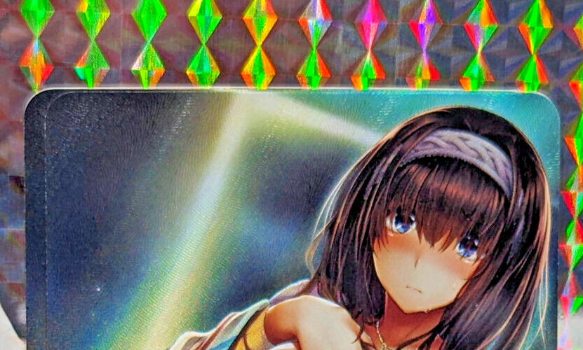 Holofoil Sexy Anime Card ACG Lewds -  \'Shy\' Schoolgirl