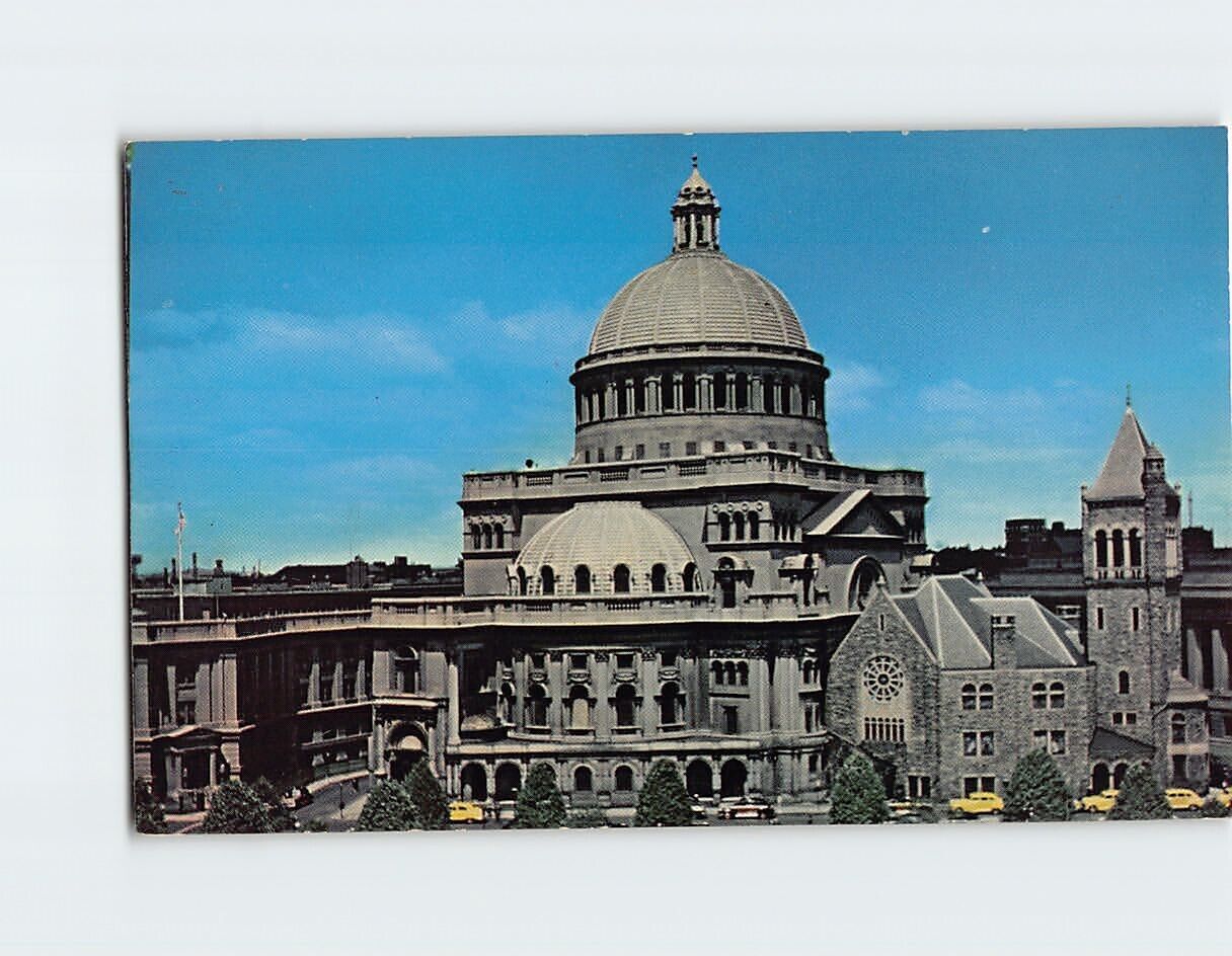 Postcard The Mother Church of Christian Science Boston Massachusetts USA