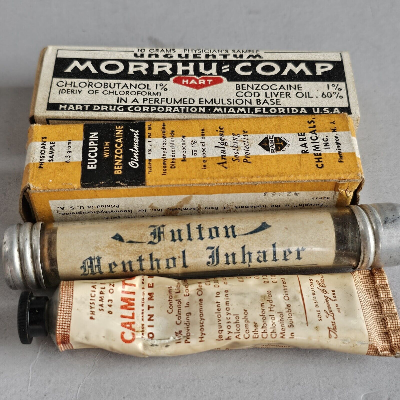 Vintage Medical Products Lot 1930s Prescriptions Creams Etc Advertisements