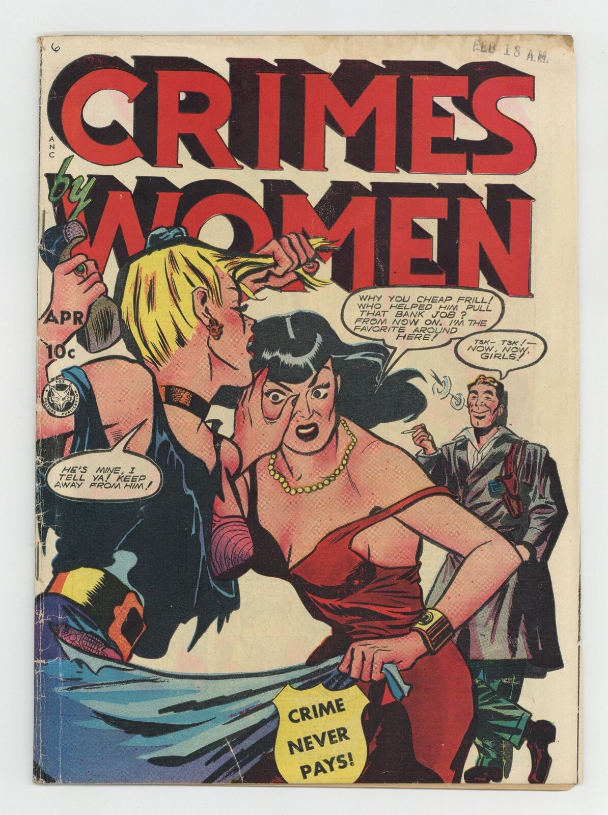 Crimes by Women #6 GD/VG 3.0 1949