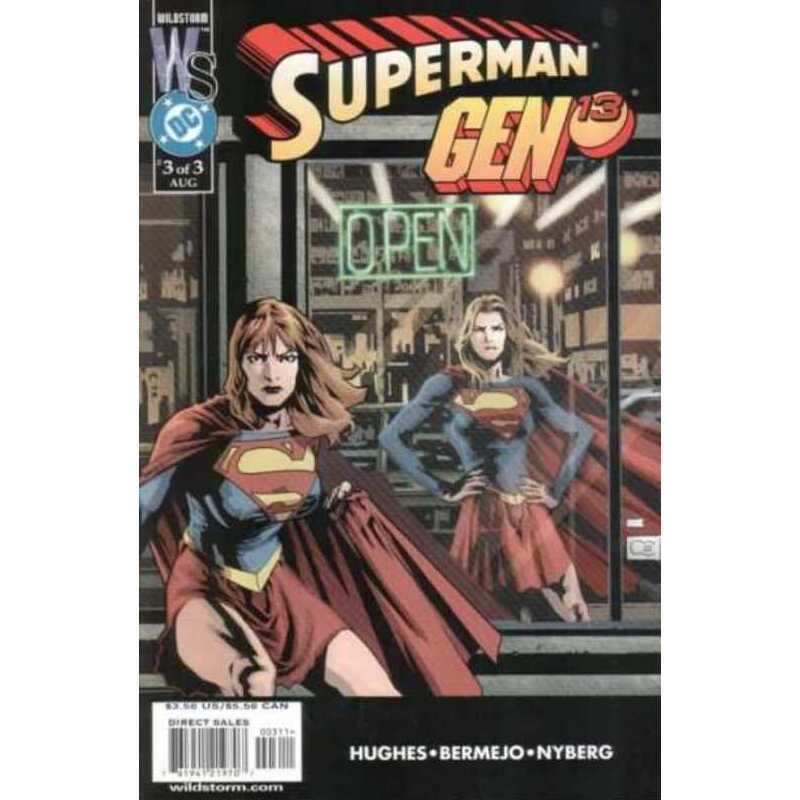 Superman/Gen 13 #3 DC comics NM Full description below [r*