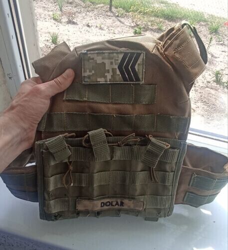Military protective vest ZSY. The Molly System. Ukraine.
