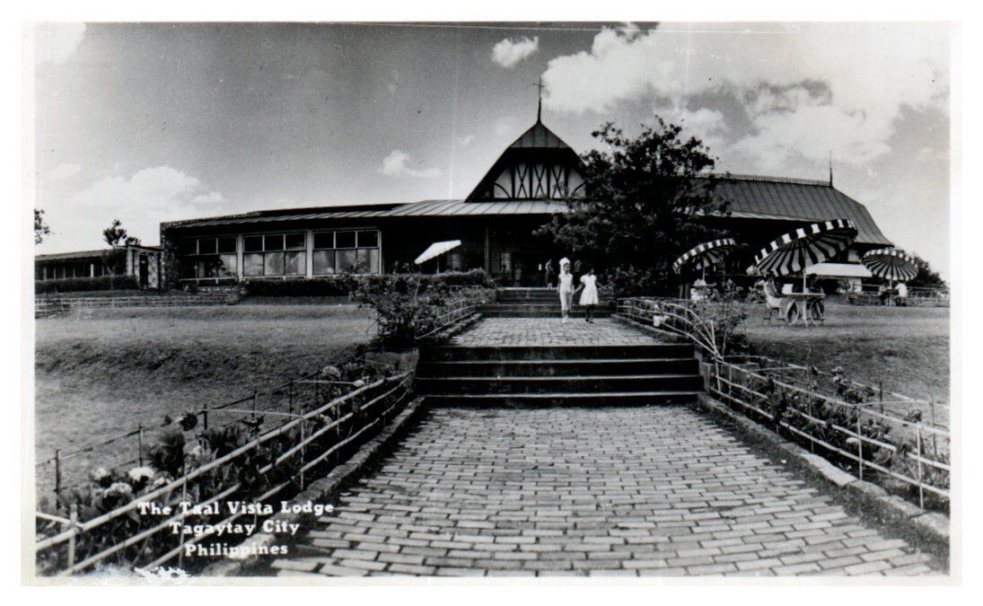 The Taal Vista Lodge Tagaytay City Phillipines RPPC Postcard 