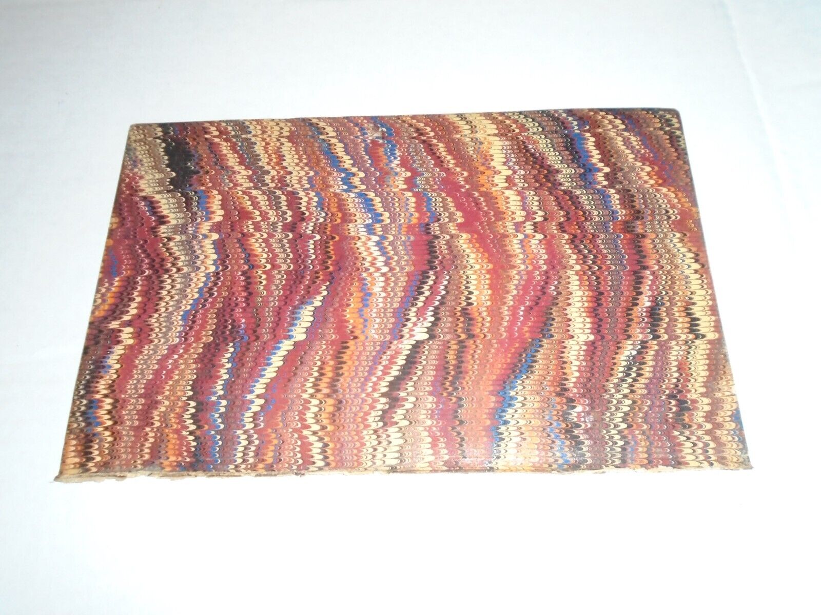 Antique Marbled Endpapers from Antique c.1800s Book, Book Repair/Art/Crafts 9