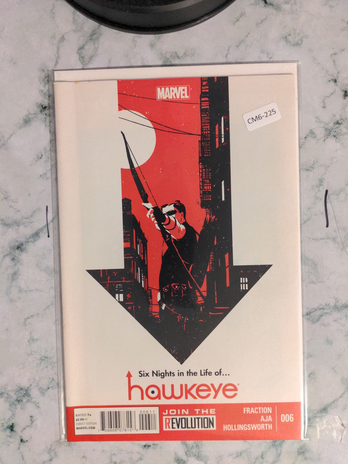 HAWKEYE #6 VOL. 4 8.5 MARVEL COMIC BOOK CM6-225