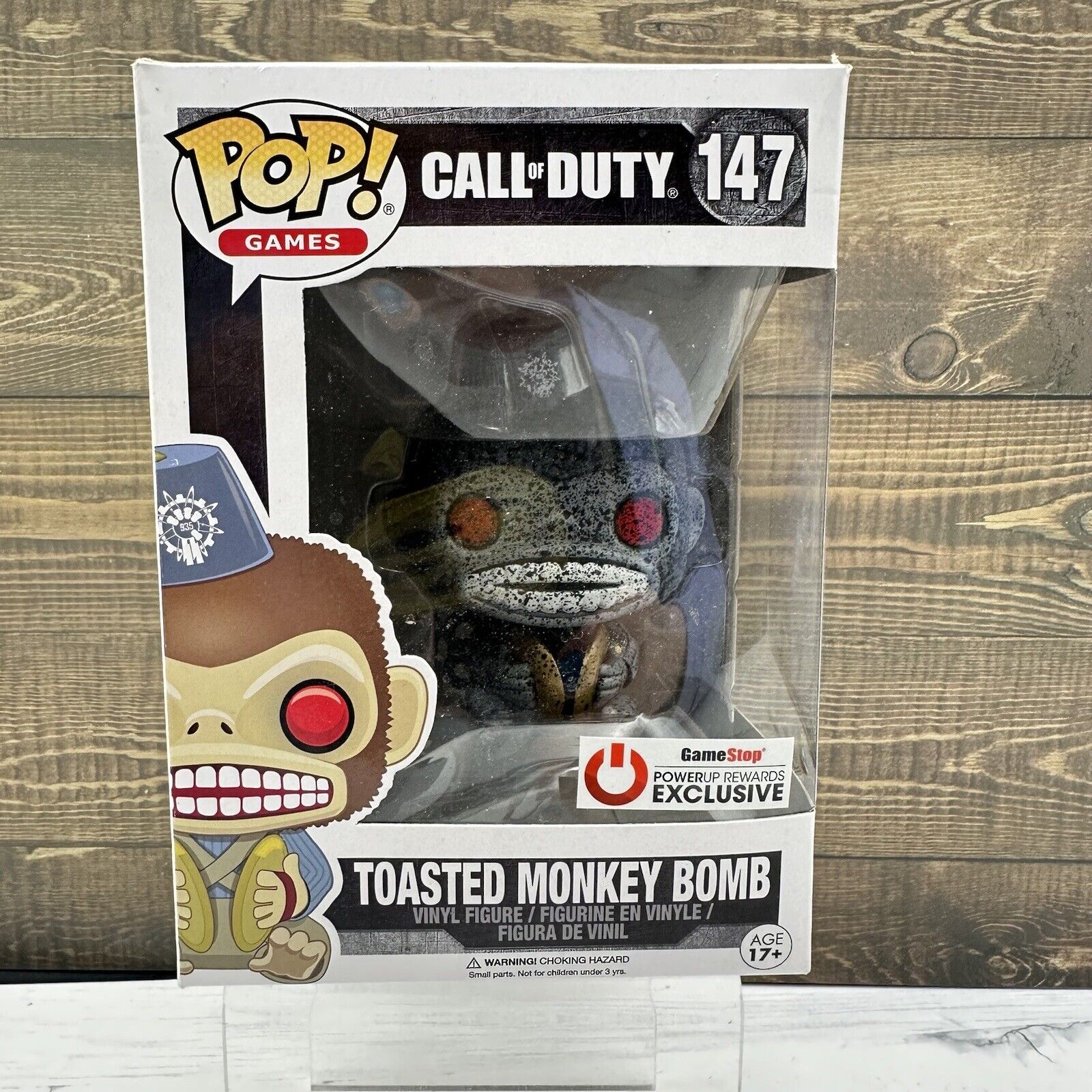 Funko Pop Games Call of Duty Toasted Monkey Bomb #147 GameStop PowerUp Rewards