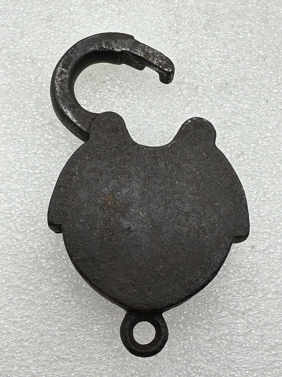 Antique Push Key Iron Padlock No Key 3.5\