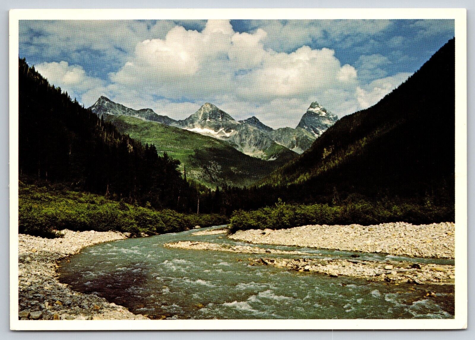 Postcard - Canada British Columbia Glacier National Park Mount Sir Donald  666