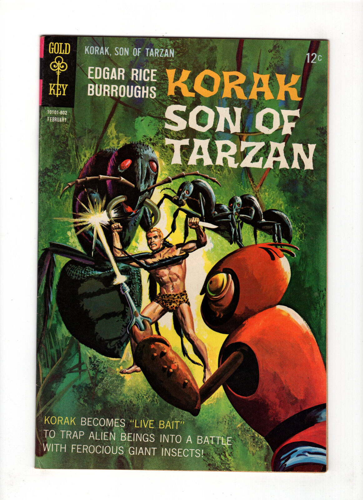 Edgar Rice Burroughs: Korak Son of Tarzan #21 (1968, Gold Key Comics)