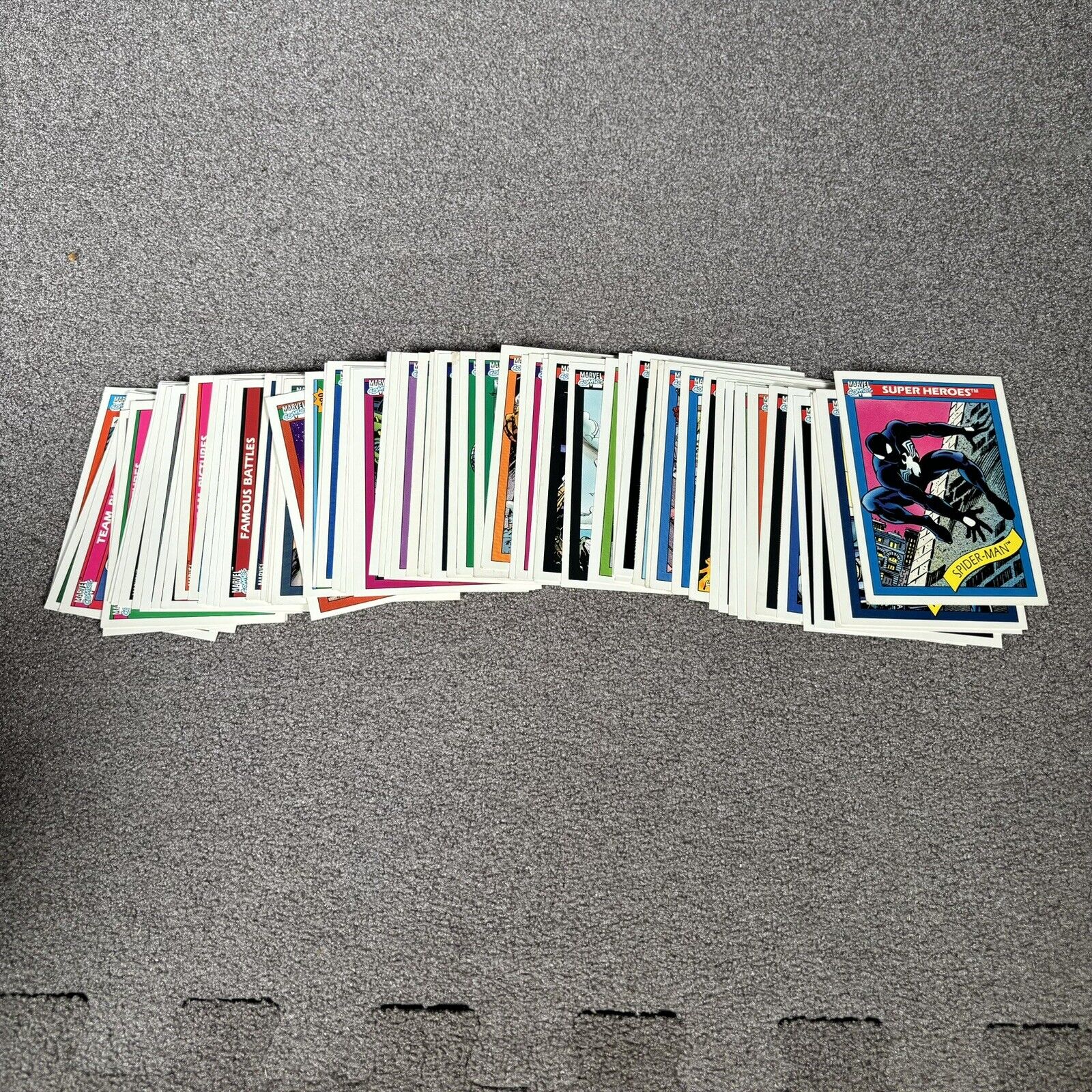 1990 Marvel Universe Impel Trading Cards Lot Of 72 Cards. No Duplicates