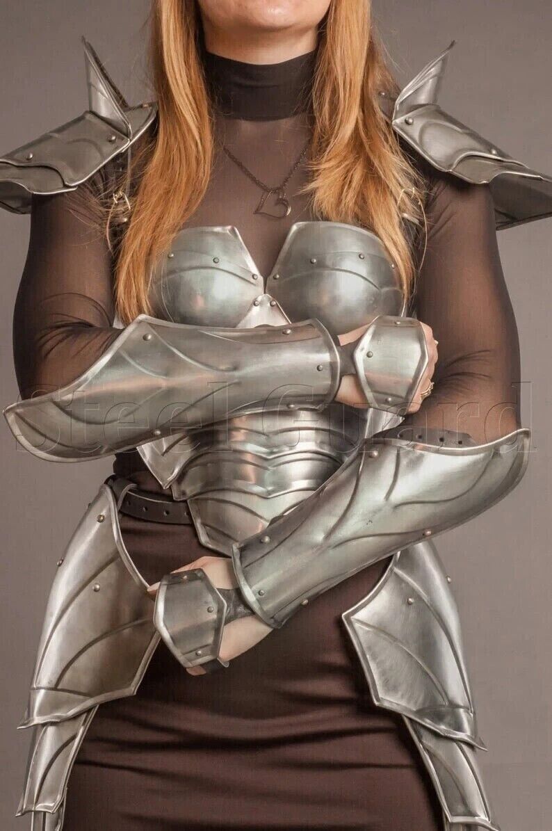 Medieval Armor Women's LARP Cosplay Female Fantasy 18 Gauge Steel gift items