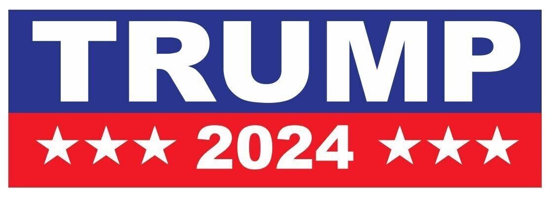 Trump 2024 Bumper Sticker D7286