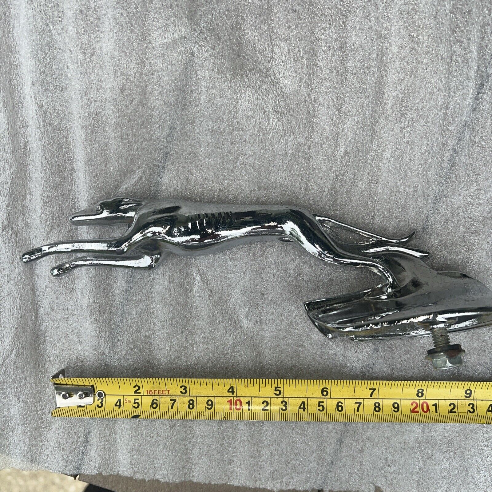 1930s FORD LINCOLN  F34 GREYHOUND HOOD ORNAMENT Vintage Reproduction Chrome