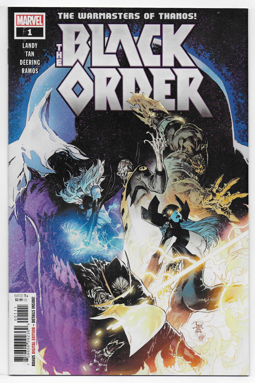 Black Order 1 Thanos 1st Big Angry 1st Emperor Attican Avengers Marvel Comics