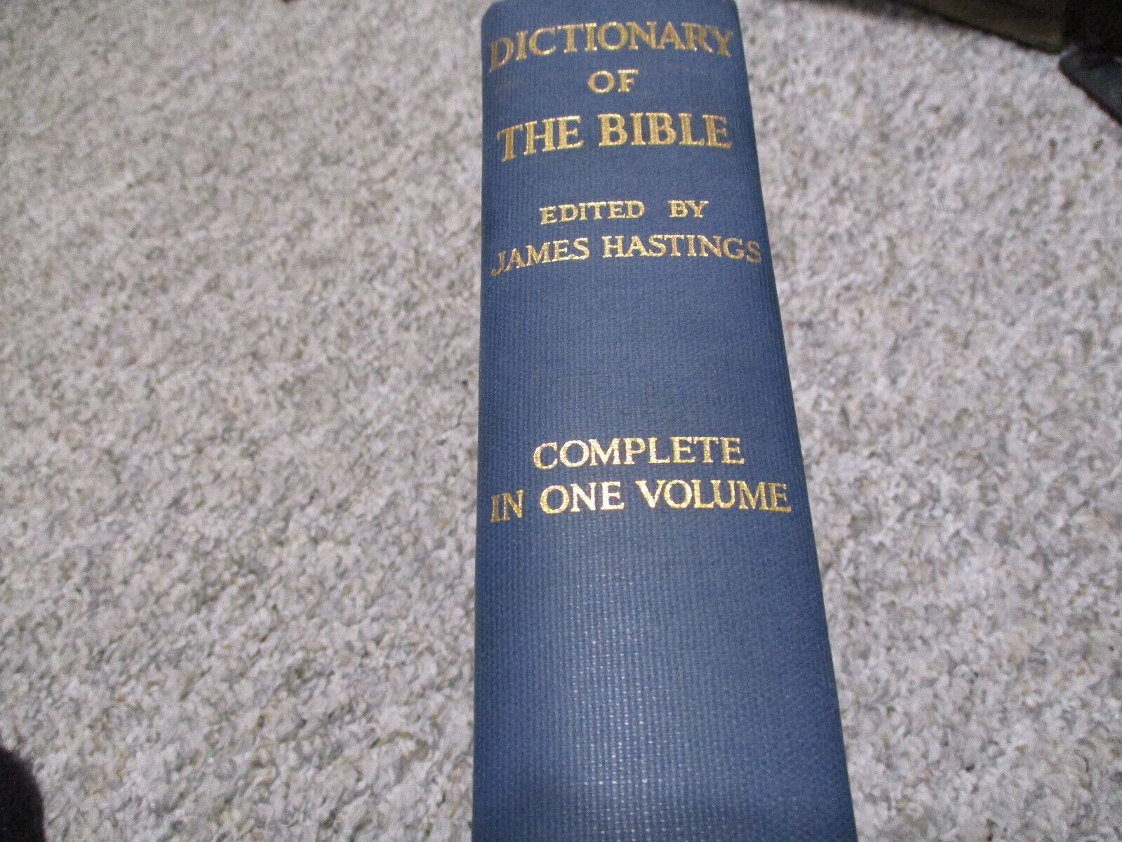 Dictionary of the Bible. Edited by James Hasting. 1943. Complete in One Volume. 