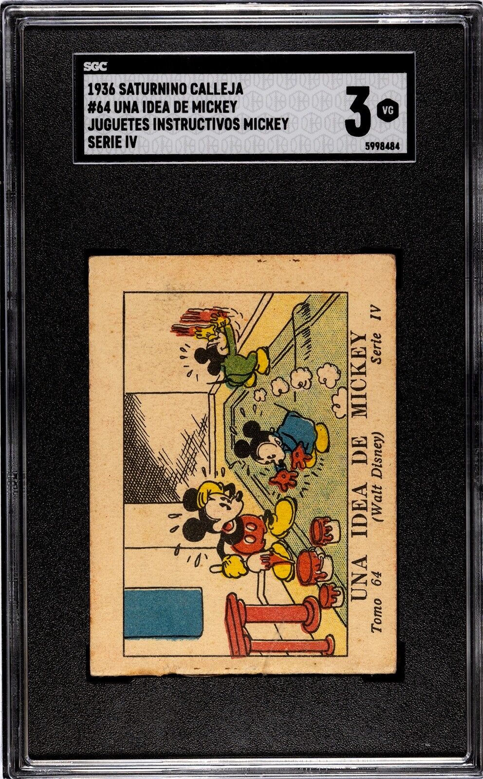 1930s 1940s SGC 3, Mickey Mouse, Walt Disney, Saturnino Calleja Comic #64