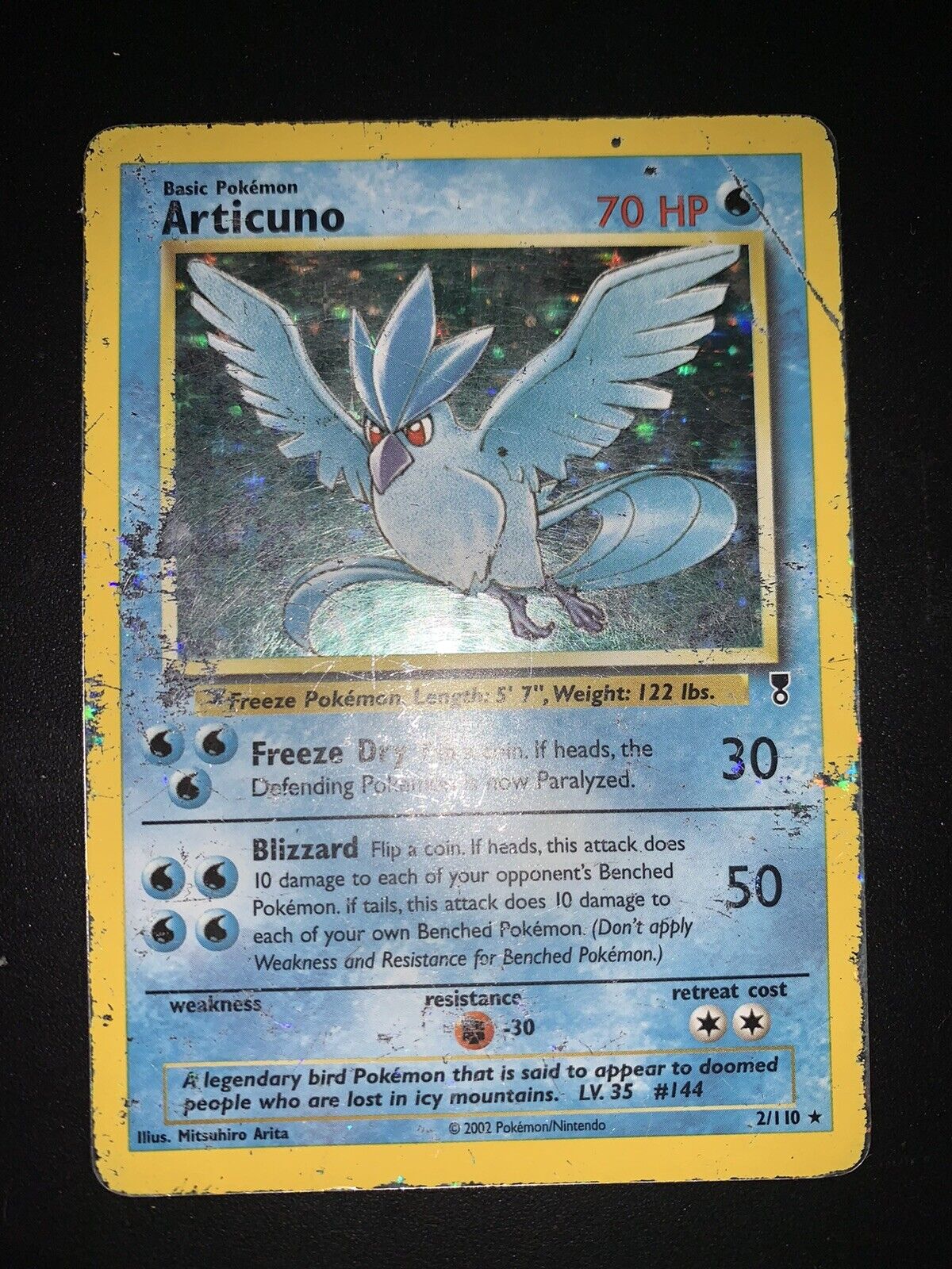 Pokemon Card Articuno Legendary Collection Holo Rare 2/110 ENG English