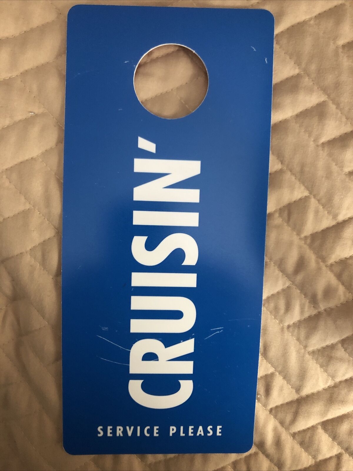 Carnival Cruise Door Hanger Cruisin Snoozin Double Sided Maid Service Privacy
